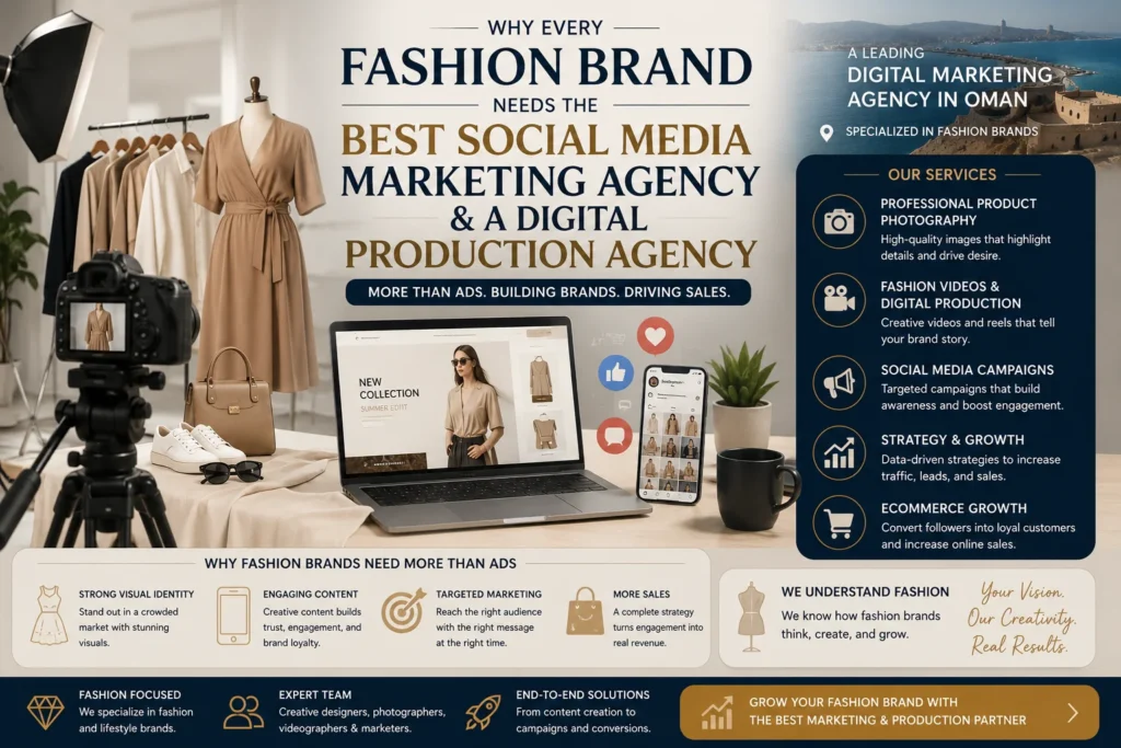 how the best social media marketing agency helps fashion brands increase online sales and grow their eCommerce presence
